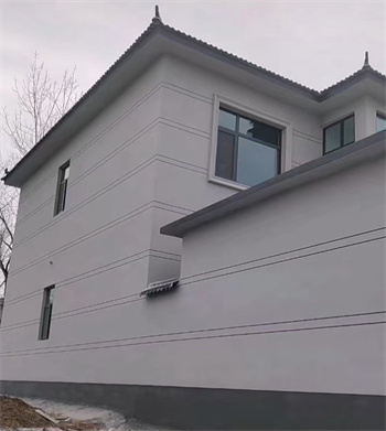 順義區(qū)自建房外墻水包砂、真石漆案例